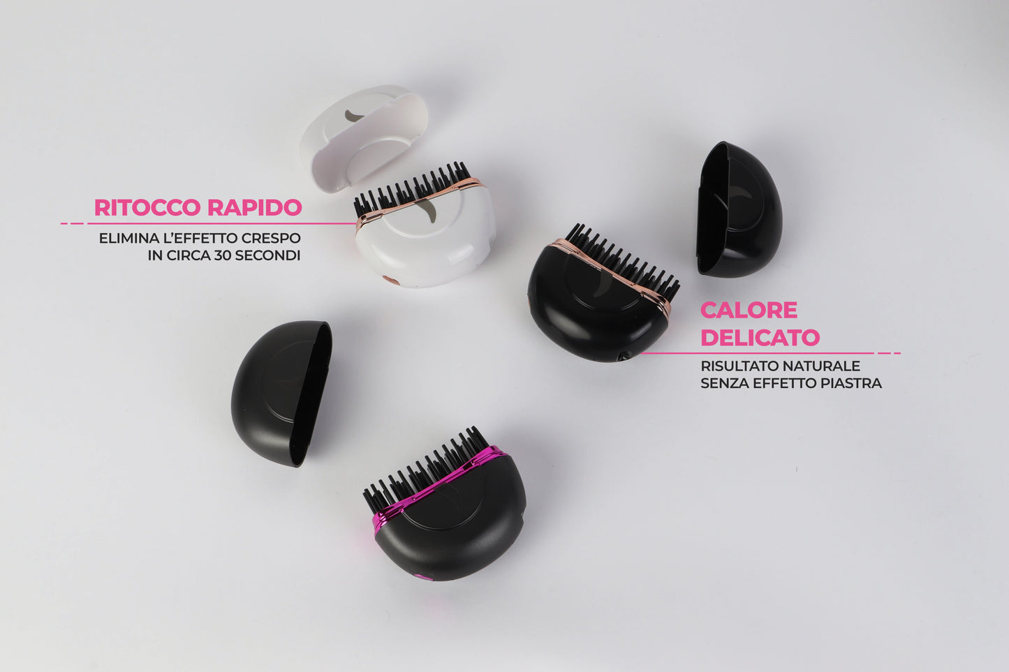 Spazzola lisciante 2 in 1 senza fili