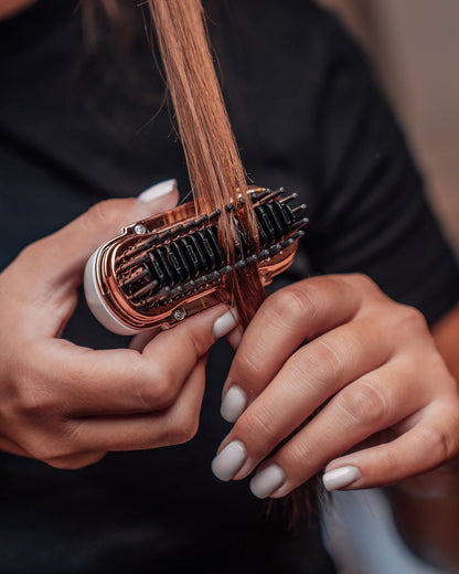 Spazzola lisciante 2 in 1 senza fili