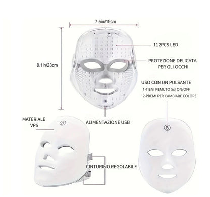 Maschera LED anti-acne e imperfezioni