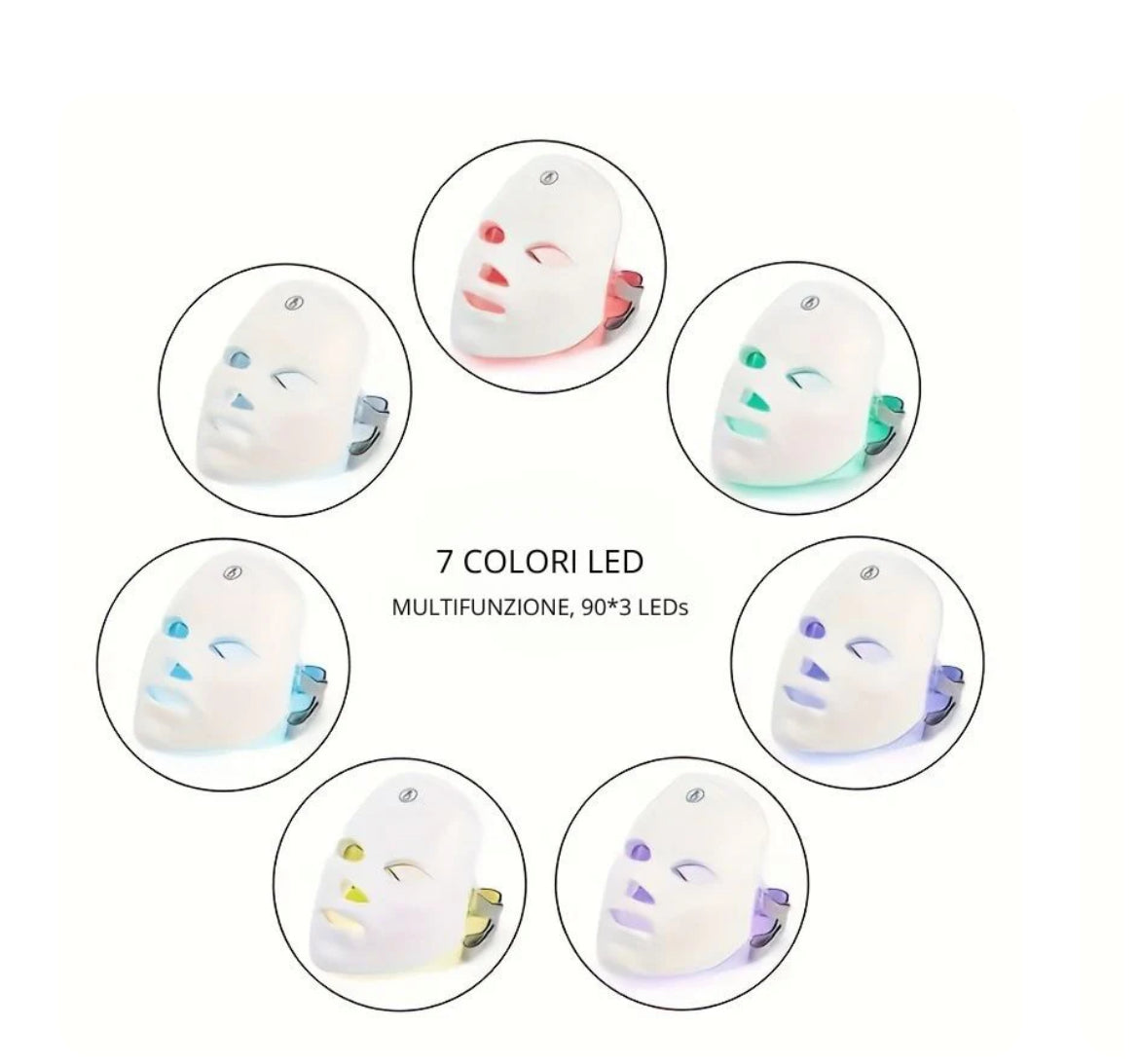 Maschera LED anti-acne e imperfezioni